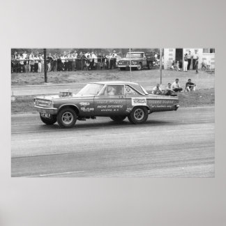 Poster Drag vintage - McJury Dodge AF/X