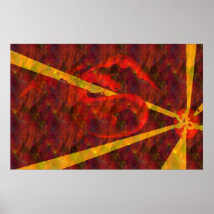 Poster Dragon caché