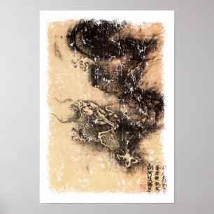 Poster Dragon chinois