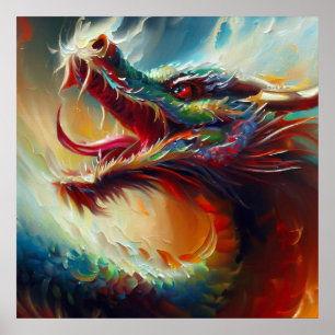Poster Dragon chinois (32)