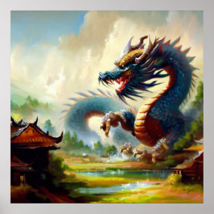 Poster Dragon chinois (36)