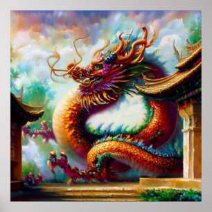Poster Dragon chinois (6)