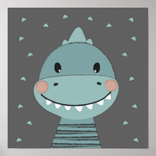Poster Dragon Cute Cartoon Enfants bébé garçon