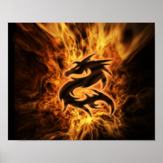 Poster dragon de feu