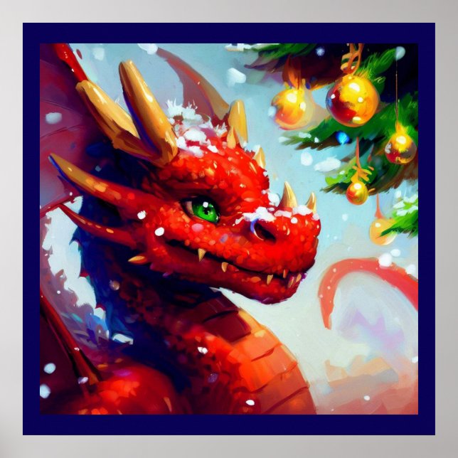 Poster Dragon de Noël 2 (Devant)