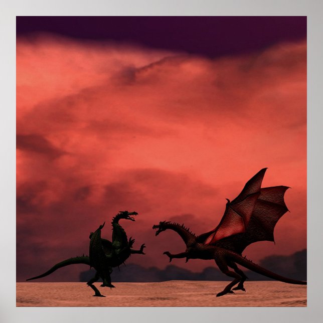 Poster Dragon Duel (Devant)