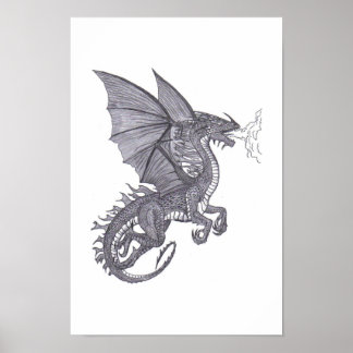 Poster dragon émeraude