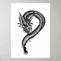 Dragon en style tatouage
