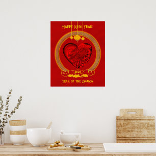 Poster Dragon Heart, Année du Dragon