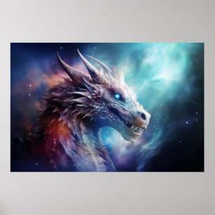 Poster Dragon Légendaire Créature Fantastique World Wall 