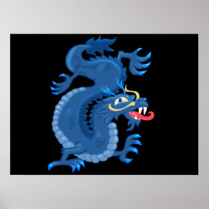 Poster Dragon oriental
