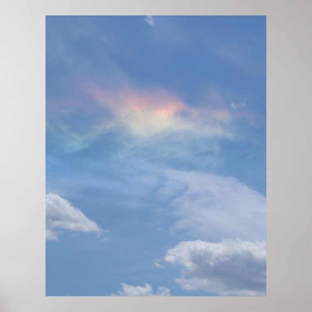 Poster Dragon Rainbow Cloud (Devant)
