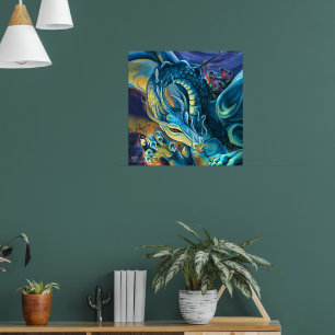 Poster Dragon Rider Art Peint