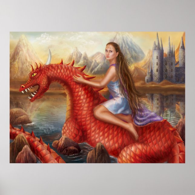 Poster "Dragon rouge" (Devant)