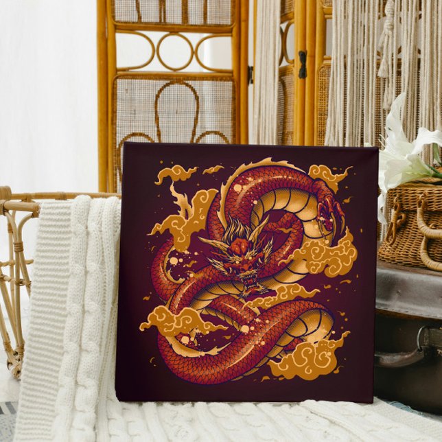 Poster Dragon rouge de Fierce (Créateur téléchargé)