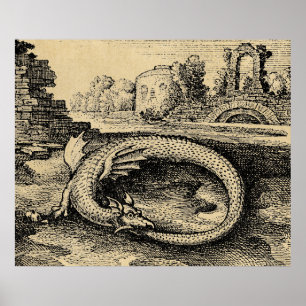 Poster Dragon russe d'Ouroboros