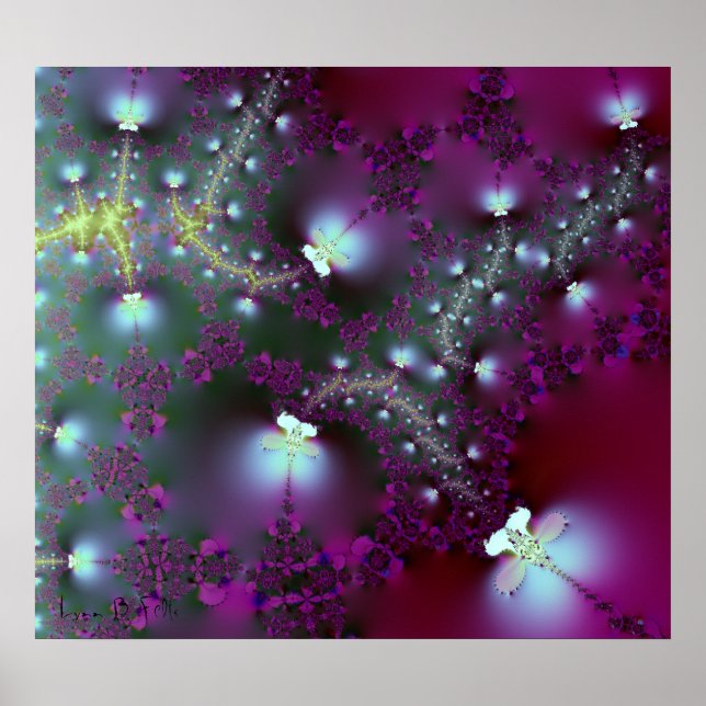 Poster Dragonflies électriques (Devant)