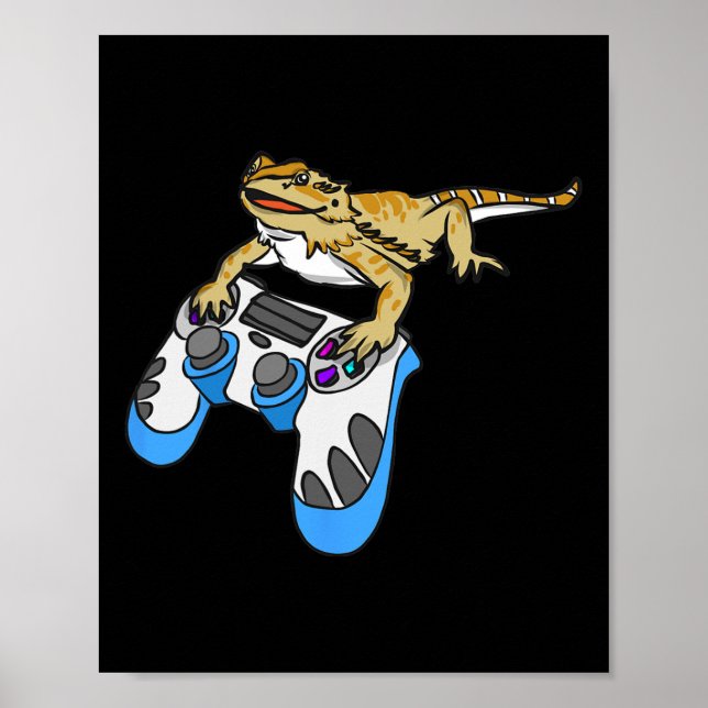 Poster Dragons Barbus Dragons Lézard  (Devant)
