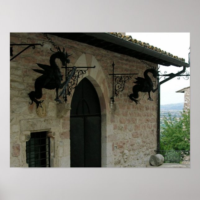 Poster Dragons d'Assise (Devant)