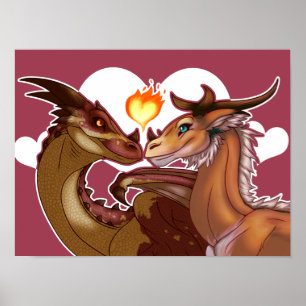 Poster Dragons de la Saint Valentin