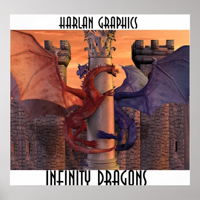 POSTER DRAGONS D'INFINITÉ (Devant)