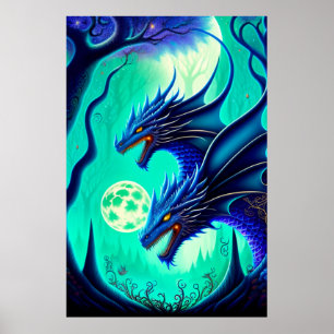 Poster Dragons mythiques