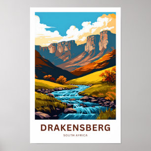 Poster Drakensberg Afrique du Sud Imprimer