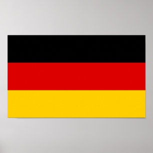 Poster Drapeau allemand