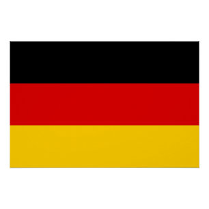 Poster Drapeau allemand