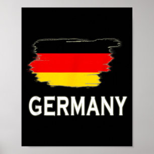 Poster Drapeau allemand du pays Allemagne pour hommes fem