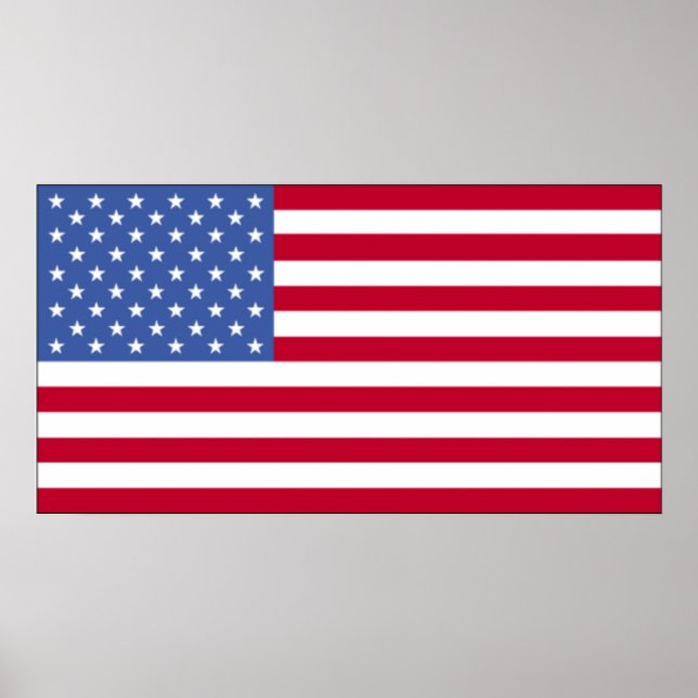 Poster Drapeau américain (Devant)