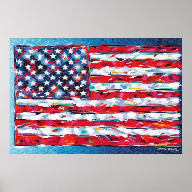 Poster Drapeau américain (Devant)