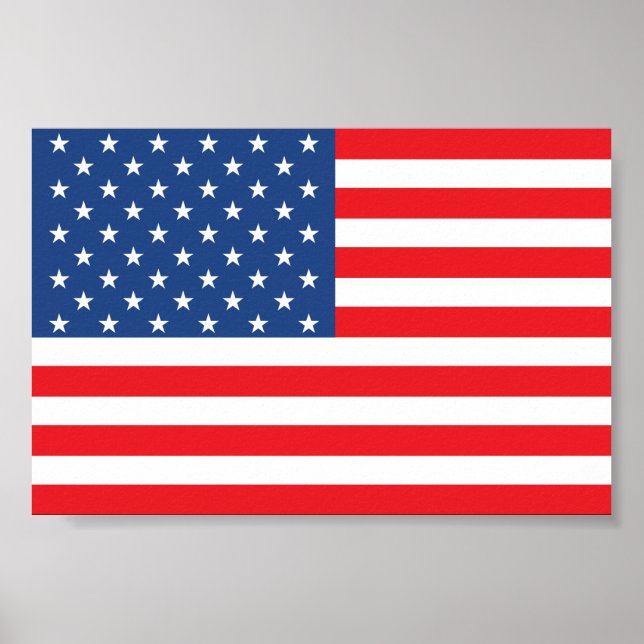 Poster Drapeau américain (Devant)
