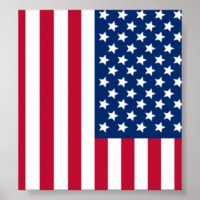 Poster Drapeau américain (Devant)