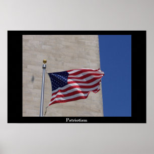 Poster Drapeau américain