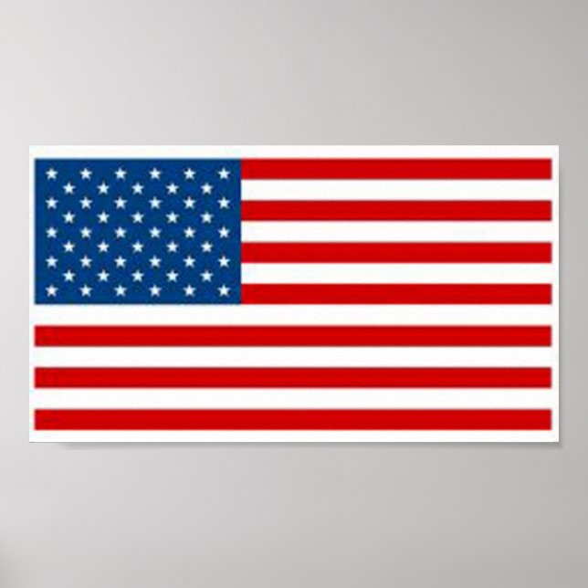 Poster Drapeau américain (Devant)