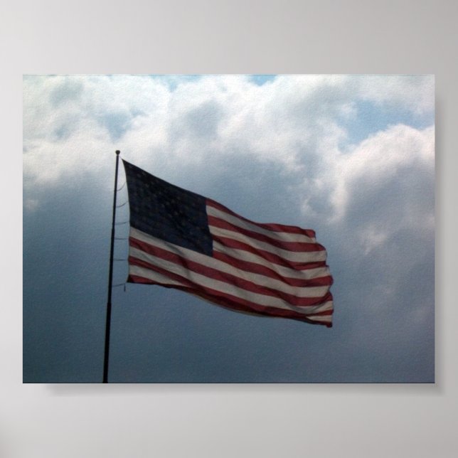 Poster Drapeau américain (Devant)