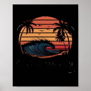 Poster Drapeau Américain 2025 Golfe Rétro Mexique