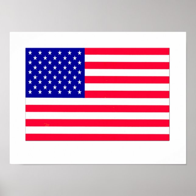 Poster Drapeau américain 4 juillet (Devant)