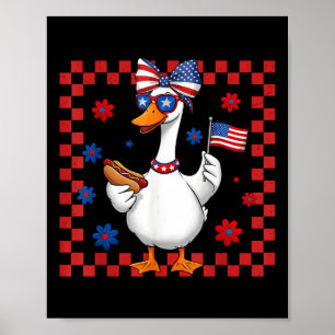 Poster Drapeau américain 4 juillet Drapeau américain Pa