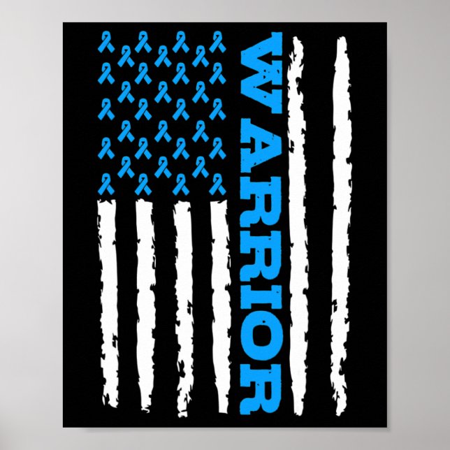 Poster Drapeau américain de sensibilisation (Devant)