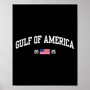 Poster Drapeau Américain Du Golfe Des Etats-Unis Est 2025