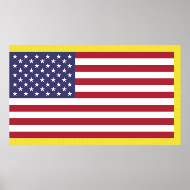 Poster Drapeau américain (militaire) (Devant)