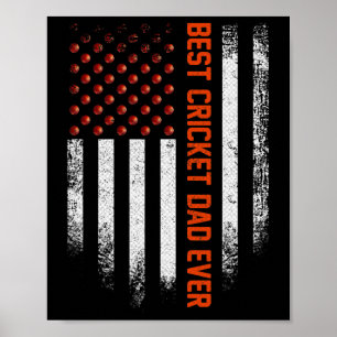 Poster Drapeau américain vintage Usa Meilleur père de cri