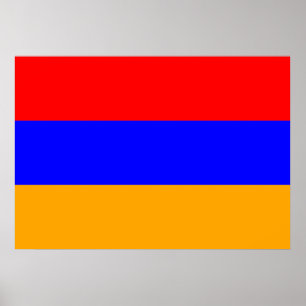Poster Drapeau Arménie