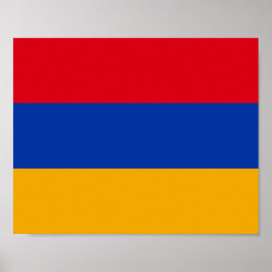 Poster Drapeau Arménie