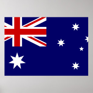 Poster Drapeau Australie