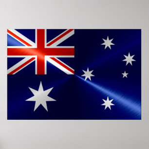 Poster Drapeau Australie
