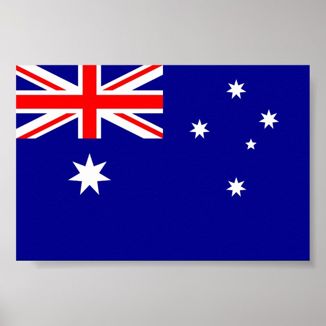 Poster Drapeau australien (Devant)