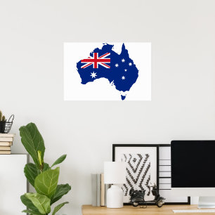 Poster Drapeau australien
